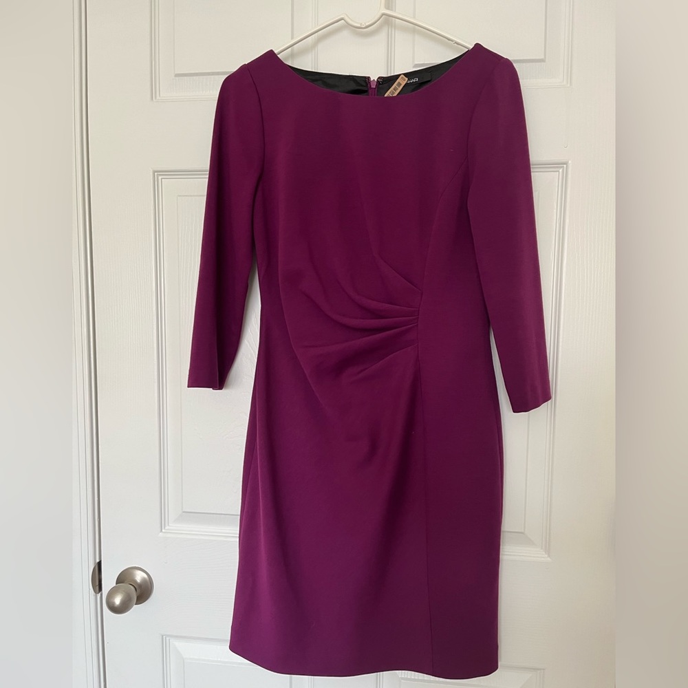 Adorable wine colored party dress, worn once